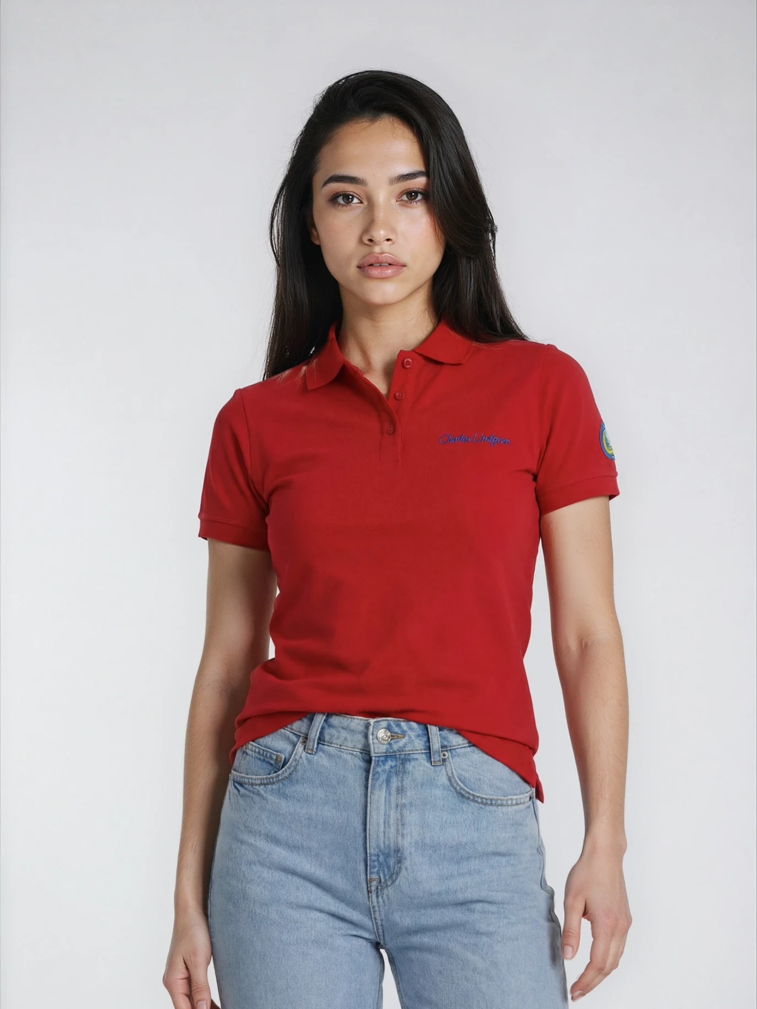 Charles Lindgren® – Tethys Damen Poloshirt Rot
