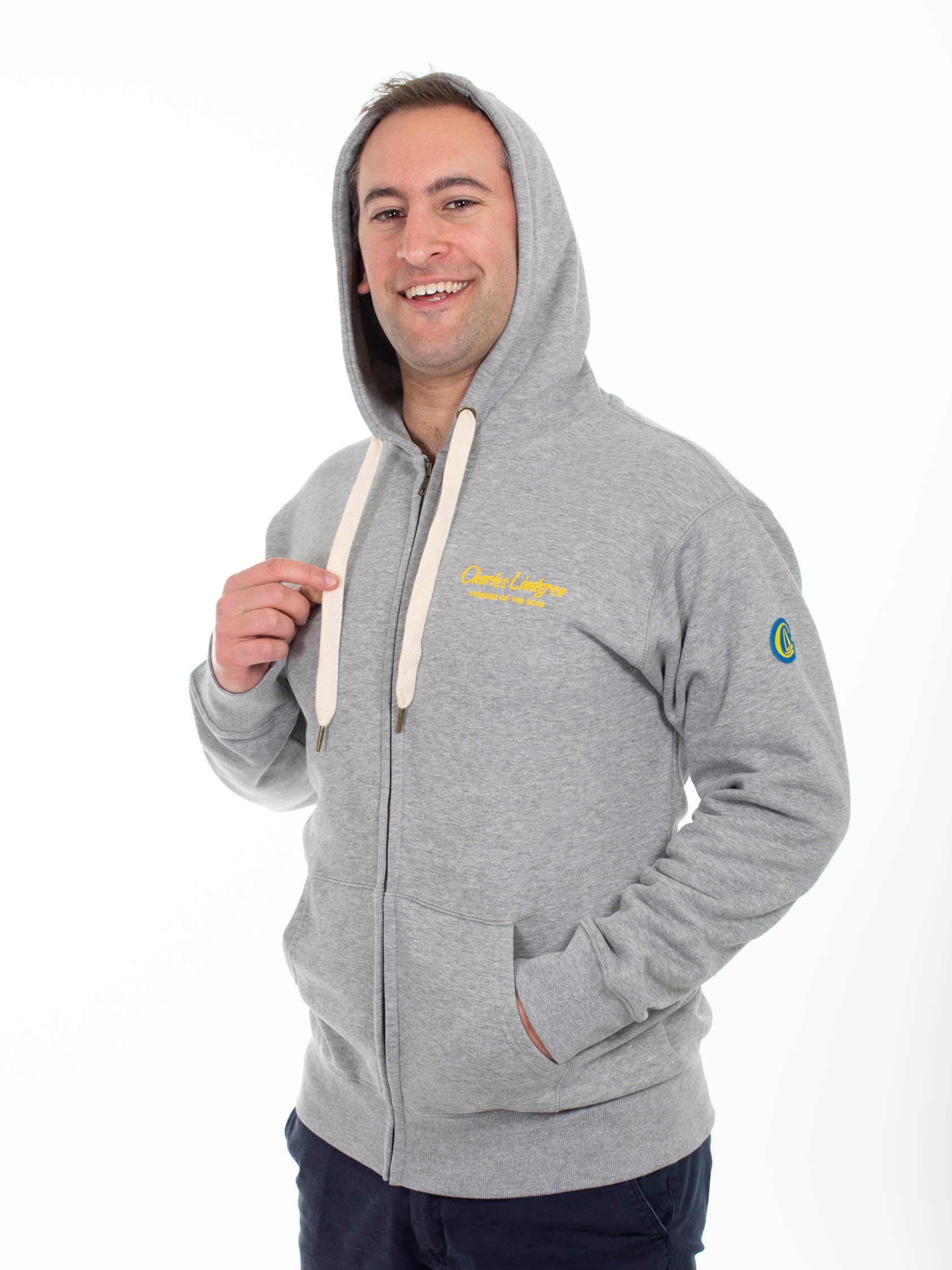 "Nautilus" Sweatjacke, heather grey, Herren