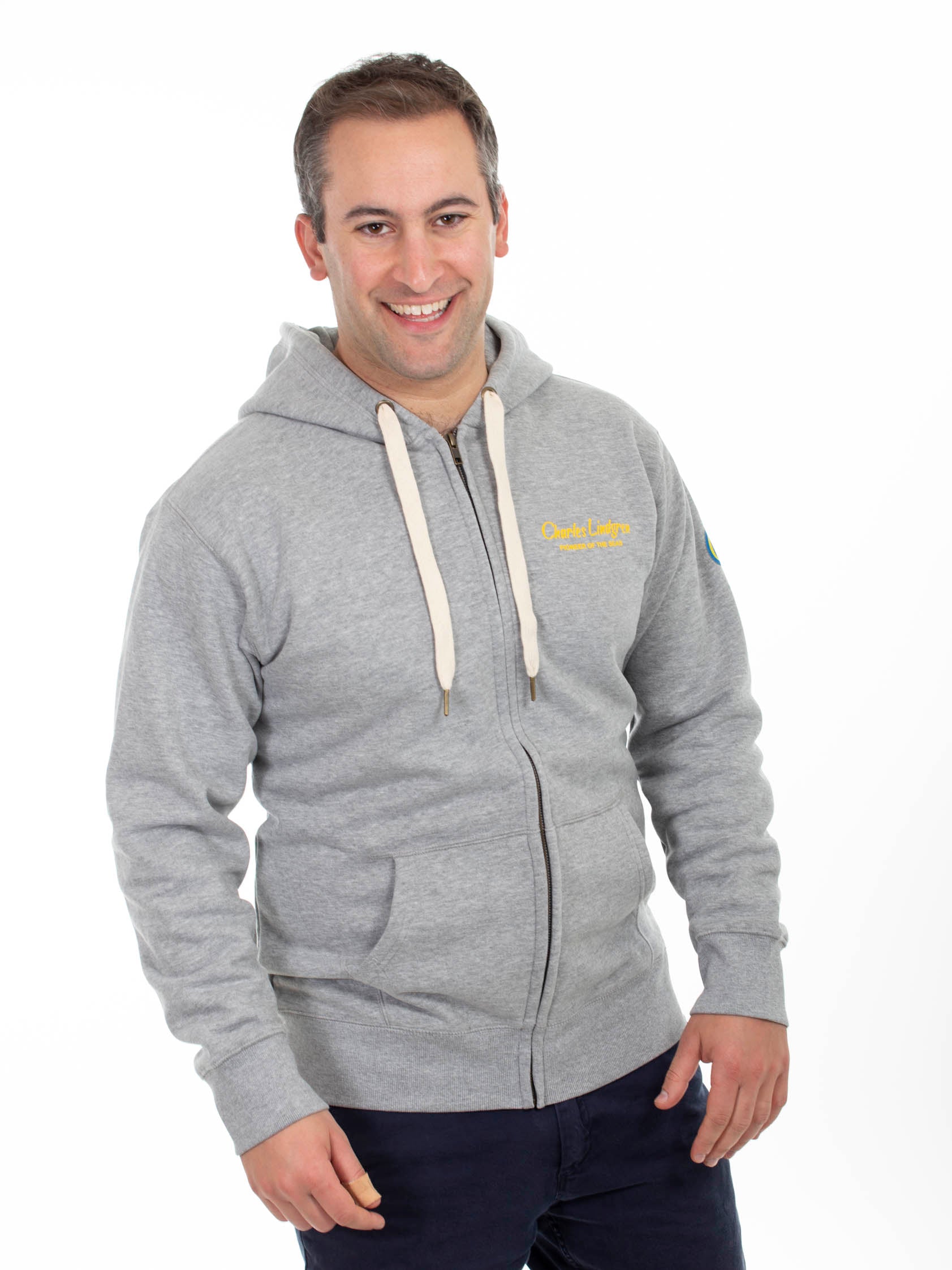 "Nautilus" Sweatjacke, heather grey, Herren