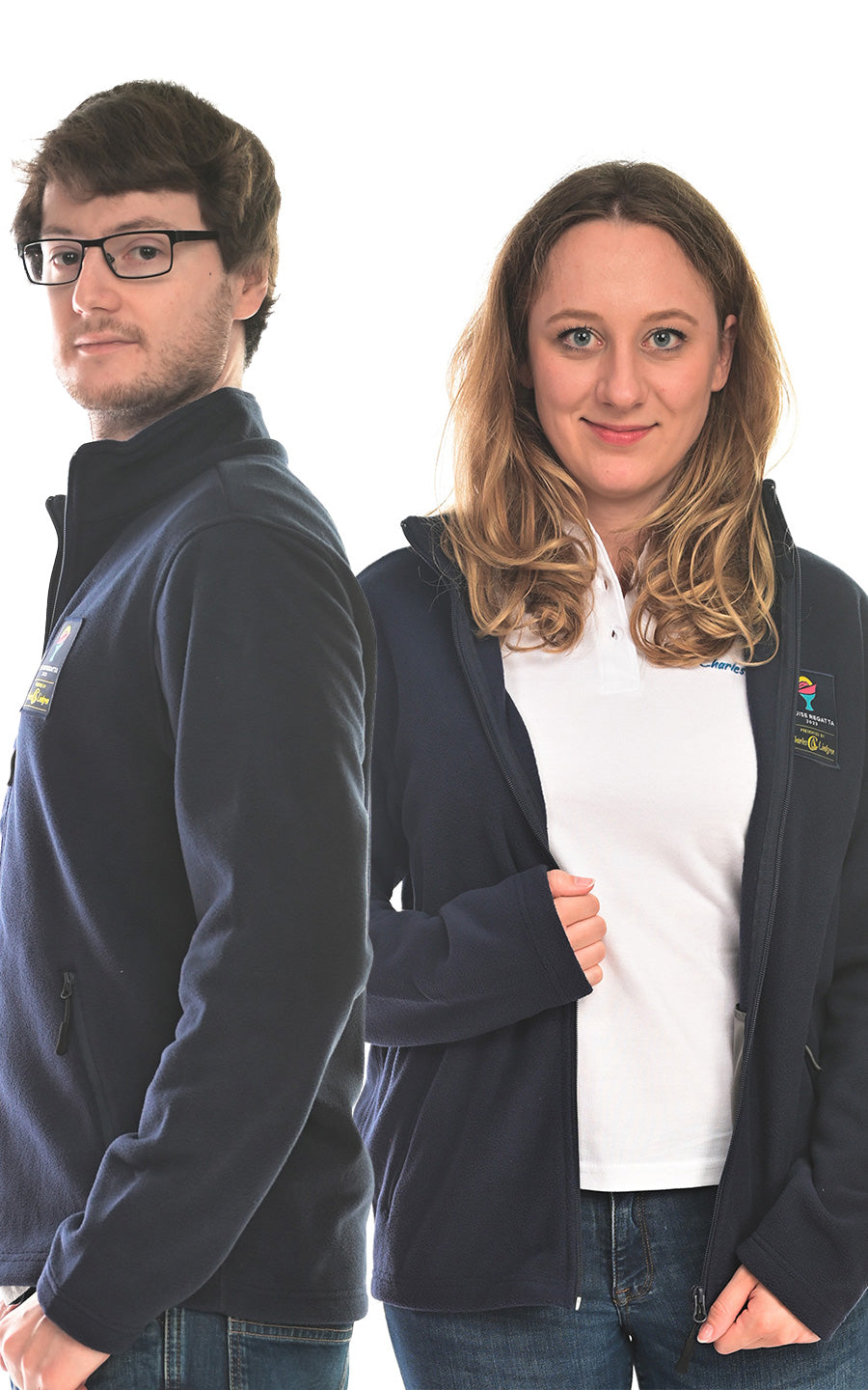 Charles Lindgren offiziell Fleecejacke „Boreas“ Navy Unisex