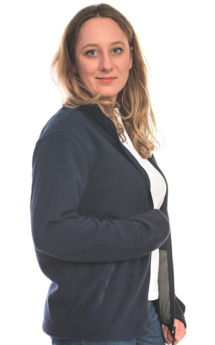 Charles Lindgren offiziell Fleecejacke „Boreas“ Navy Unisex seite1