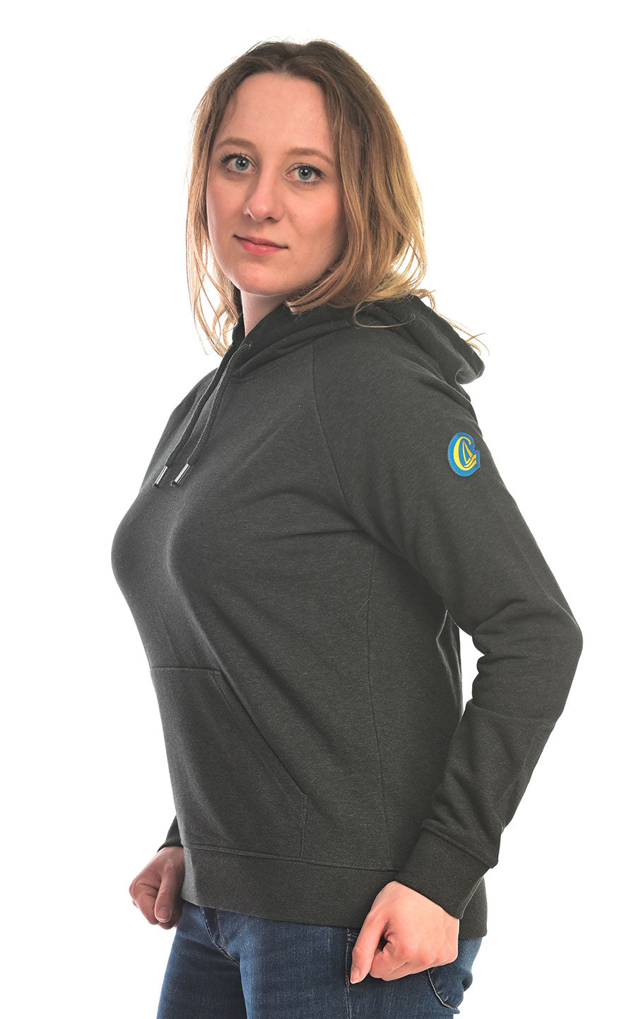 Charles Lindgren offiziell Hoodie „Olympica“ Dunkelgrau seite