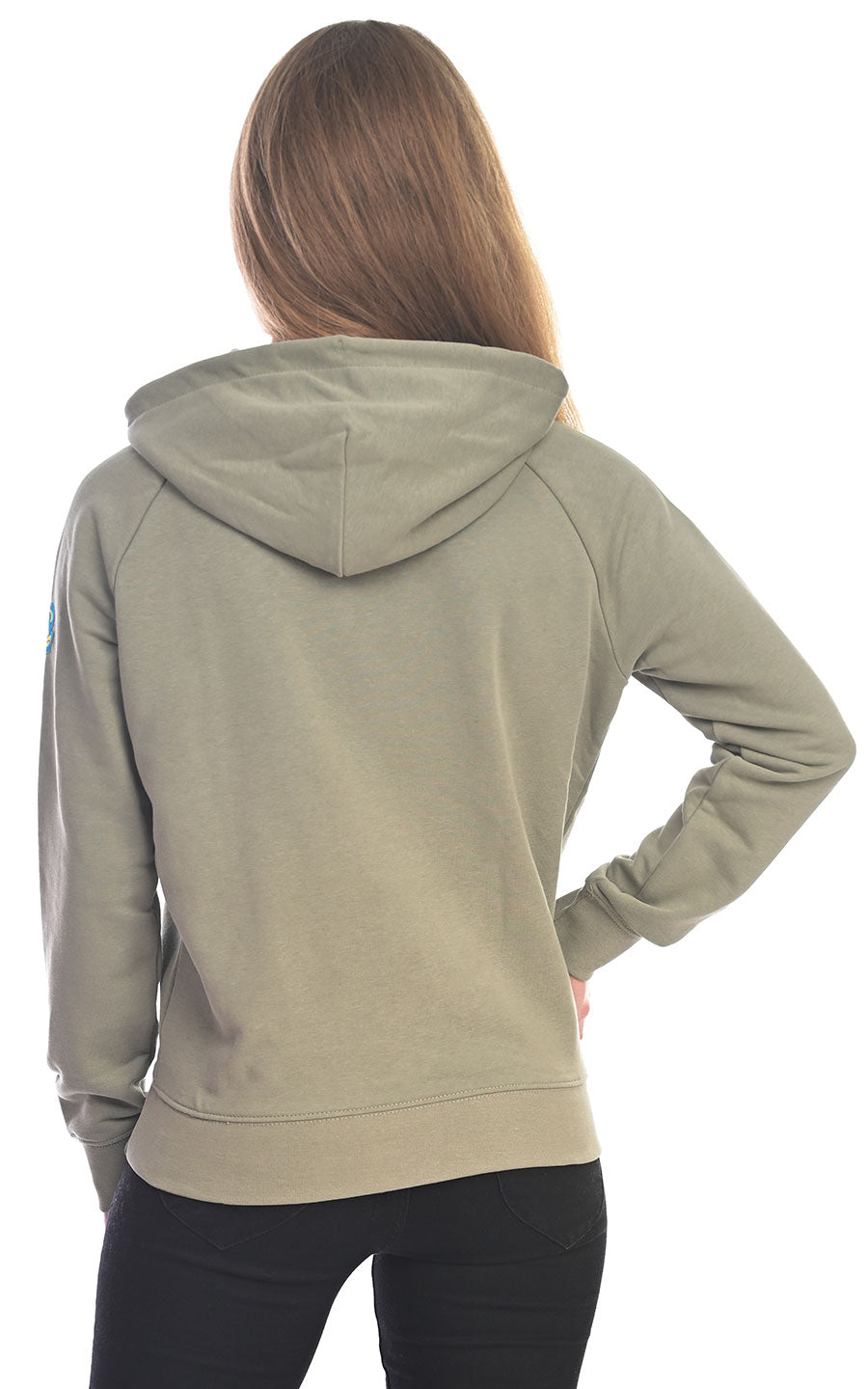 Charles Lindgren offiziell Hoodie „Olympica“ Hellkhaki hinten