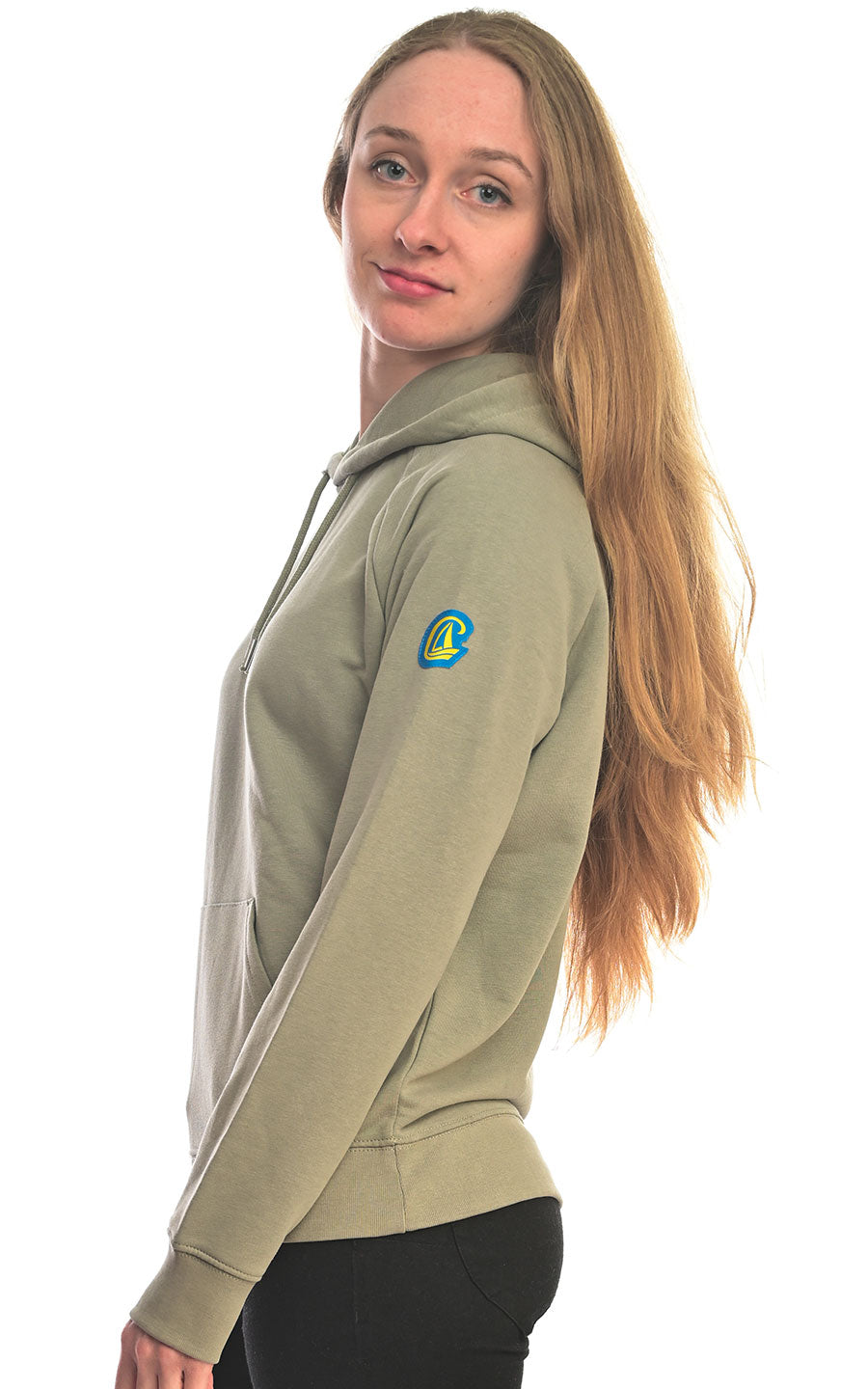 Charles Lindgren offiziell Hoodie „Olympica“ Hellkhaki seite