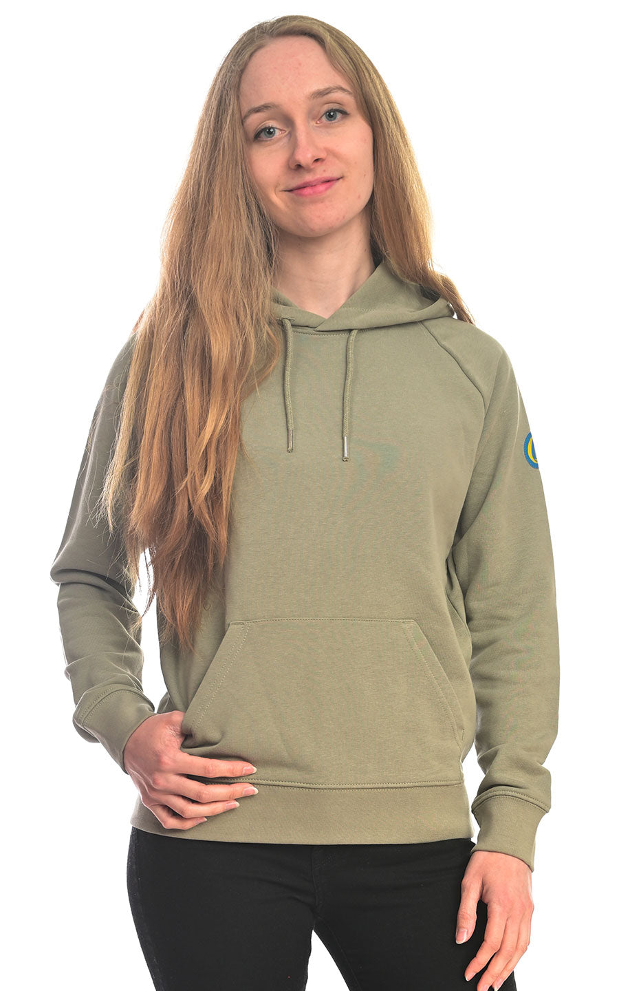 Charles Lindgren offiziell Hoodie „Olympica“ Hellkhaki vorne