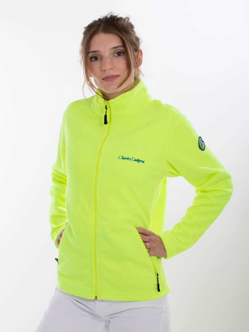 "Poseidon" Fleecejacke, Neongelb, Damen, Unisex