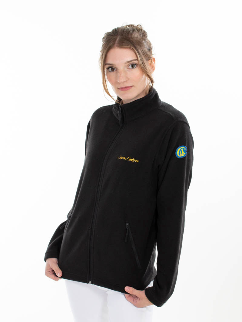 "Poseidon" Fleecejacke, schwarz, Damen