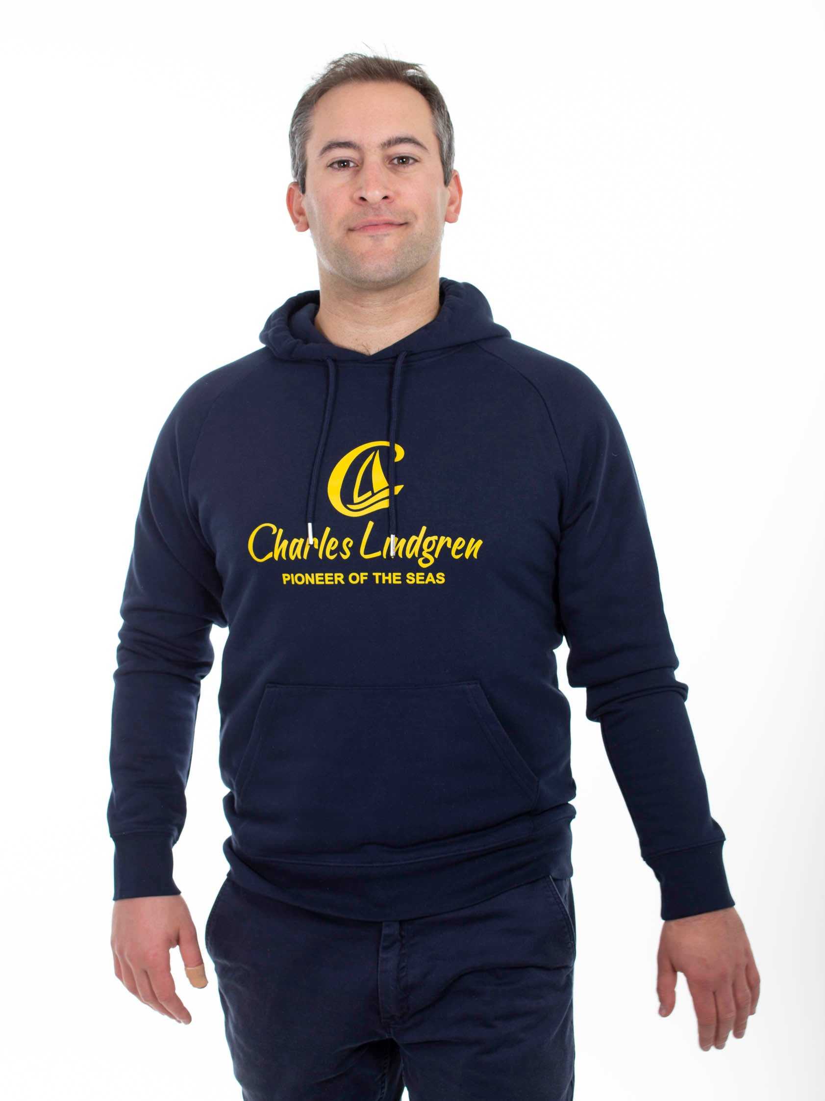 "Pioneer Of The Seas" Hoodie, Navy, Herren
