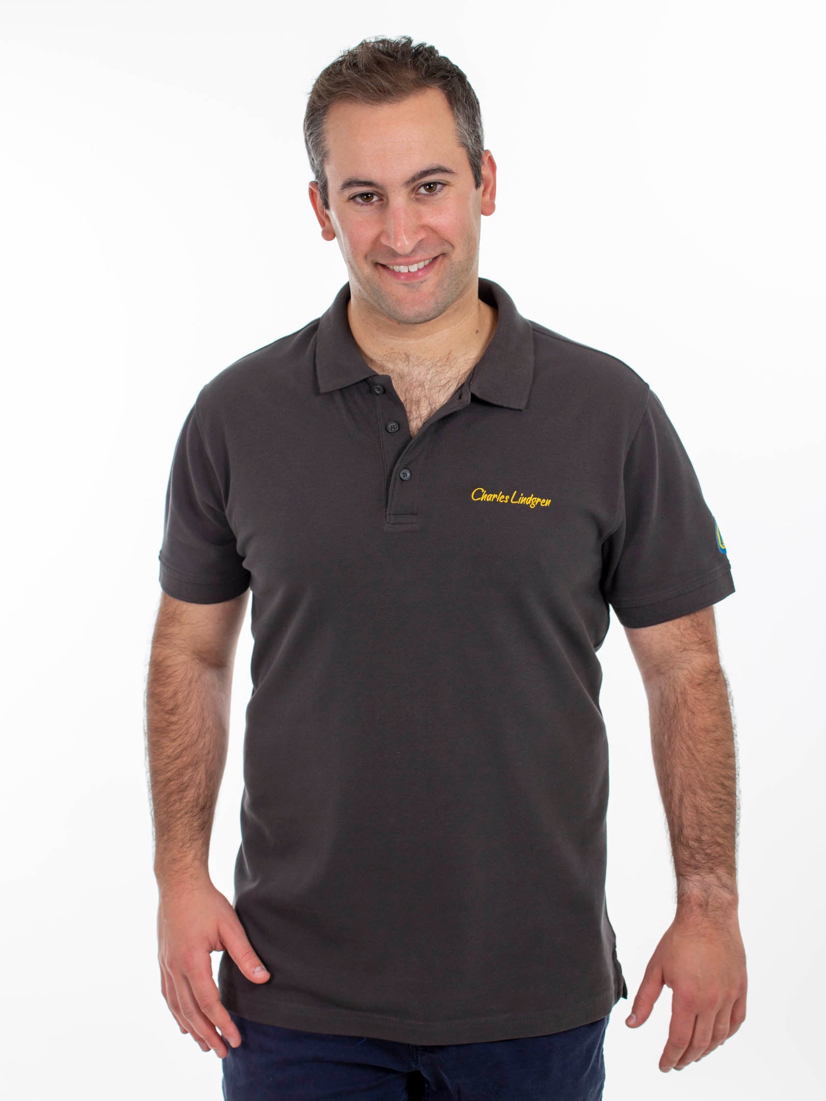 "Oceanus" Poloshirt, dark grey, Herren
