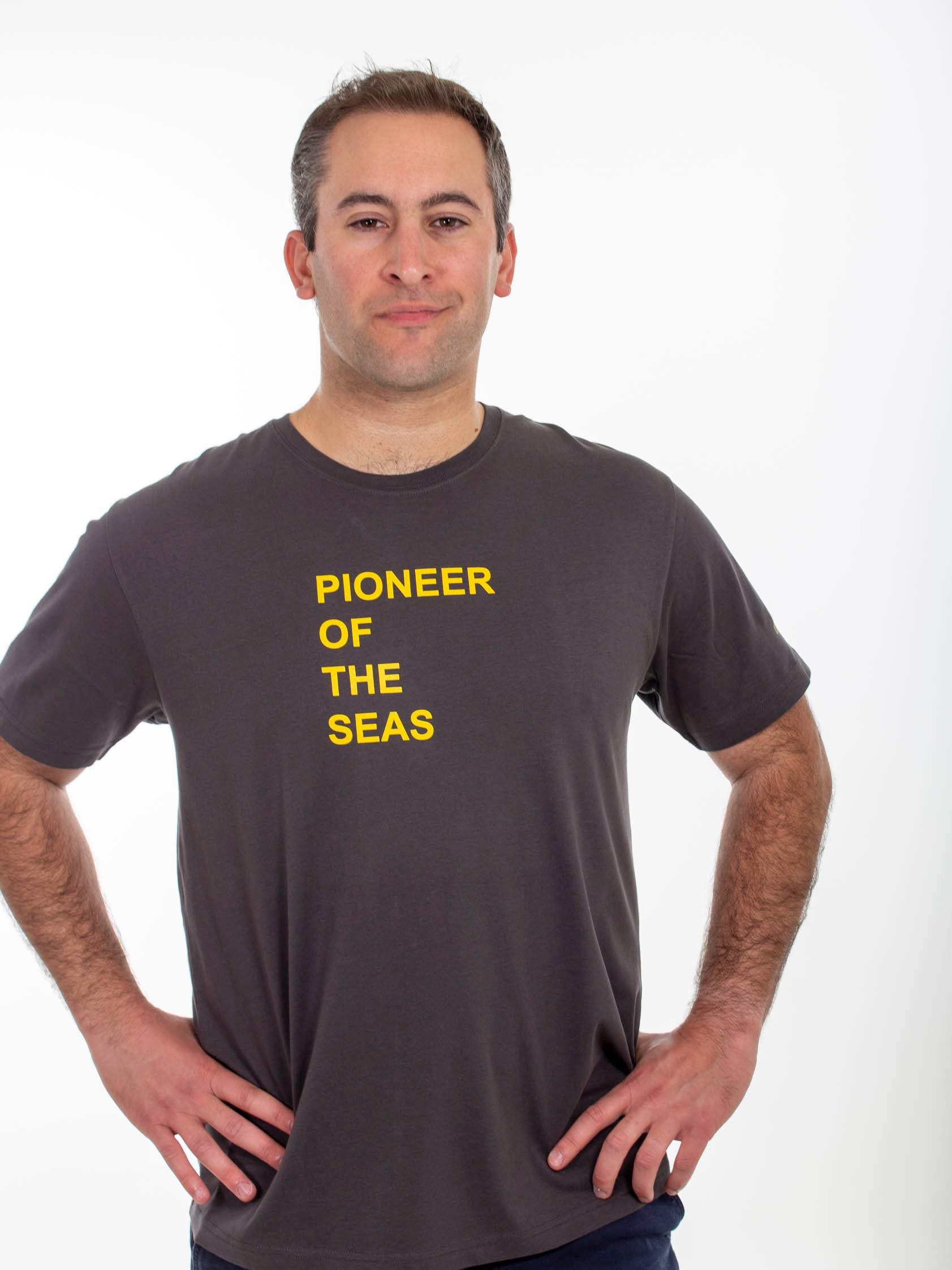 „Pionier der See“ T-Shirt, dark grey, Herren