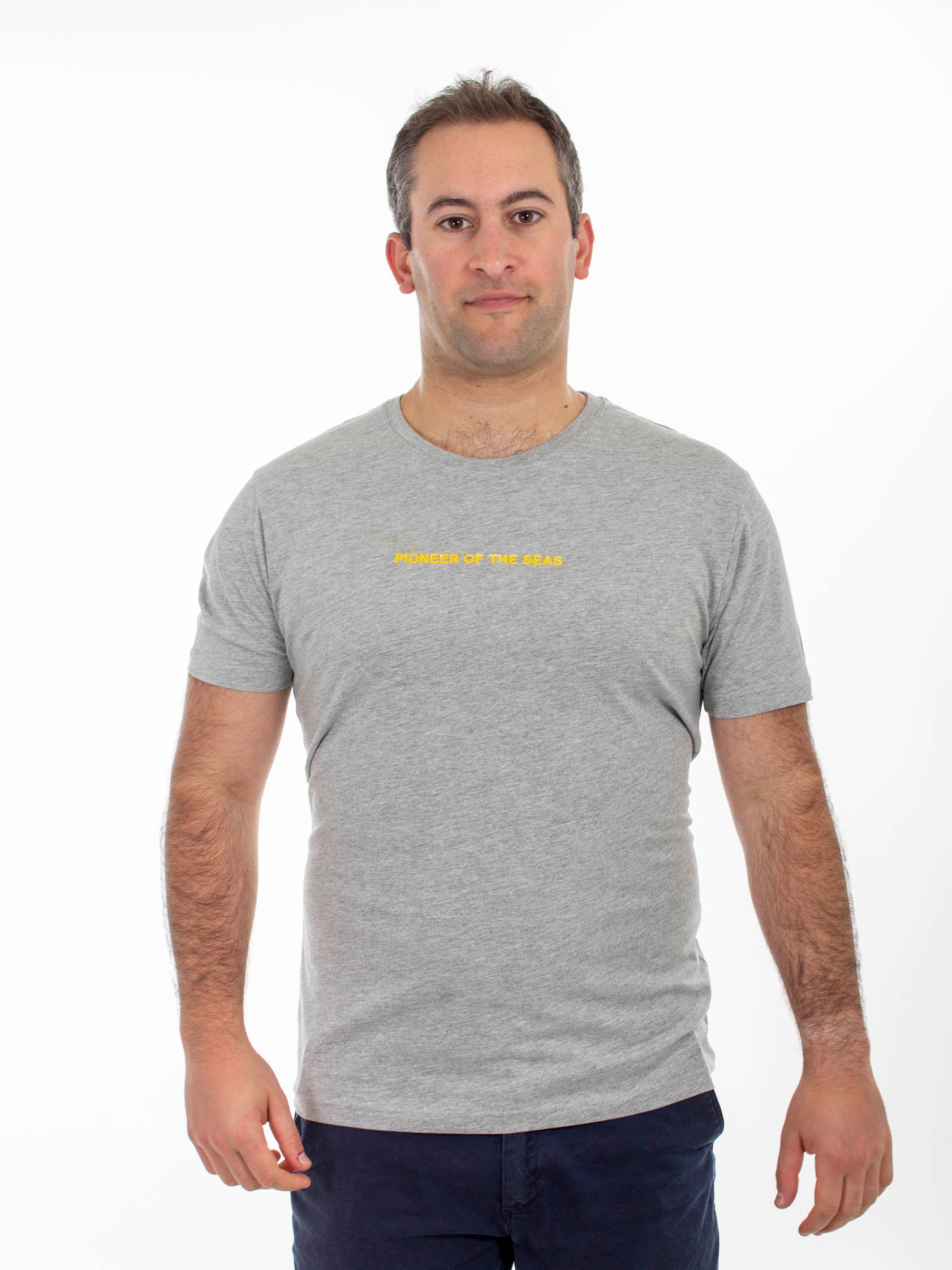 "Pioneer of the Seas" T-Shirt, grey melange, Herren