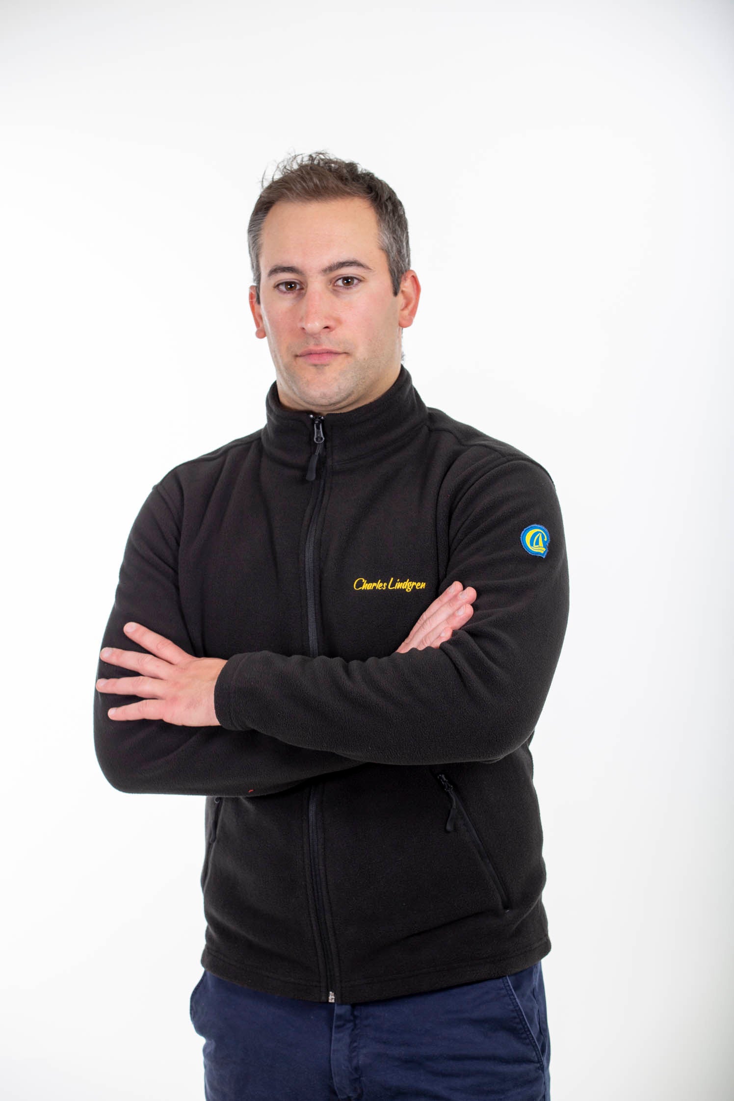 "Poseidon" Fleecejacke, schwarz, Herren, Unisex