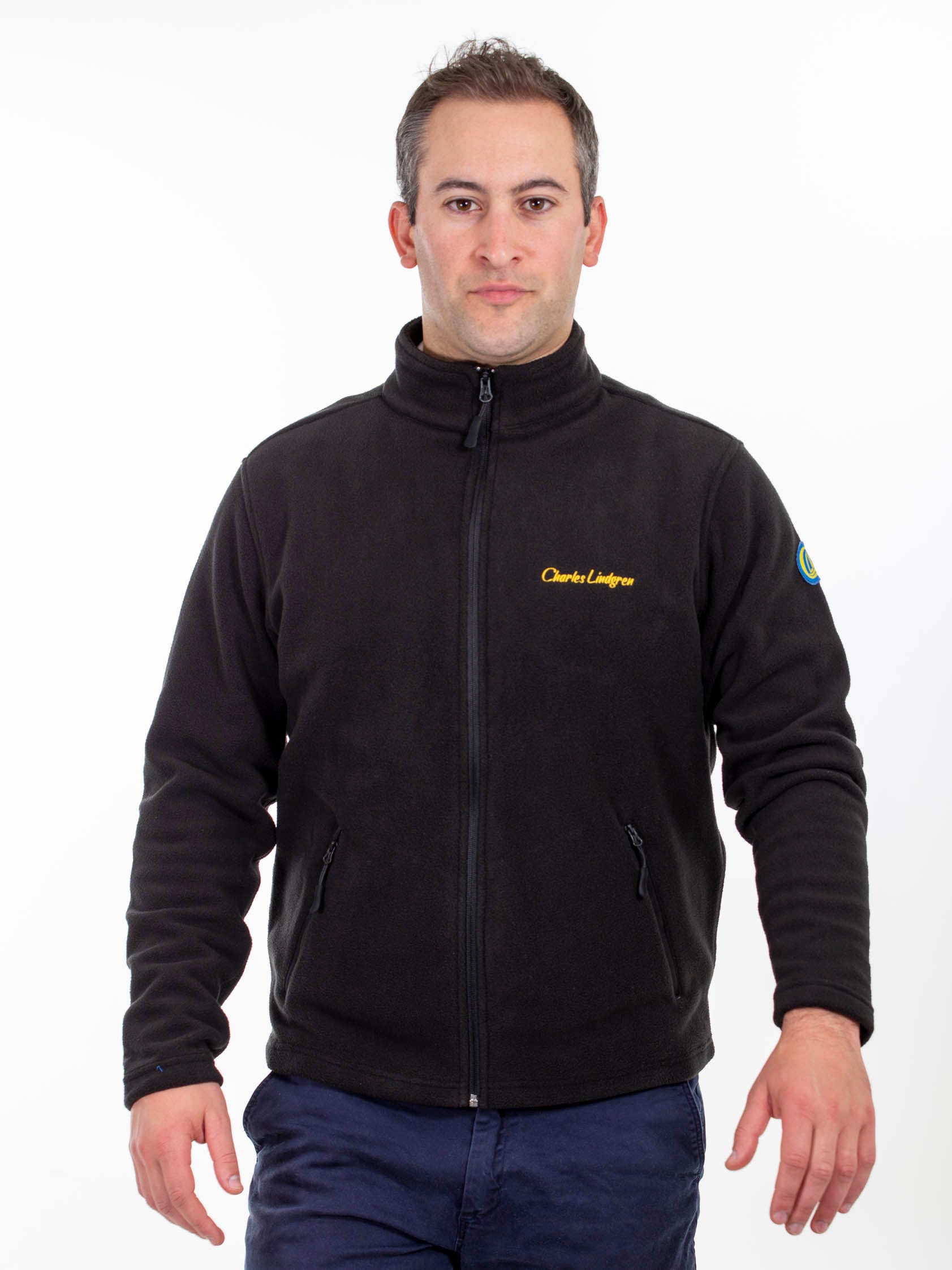 "Poseidon" Fleecejacke, schwarz, Herren, Unisex