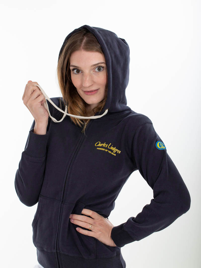 Nautila-sweatjacke-damen-black-vorne-seite-patch-stick
