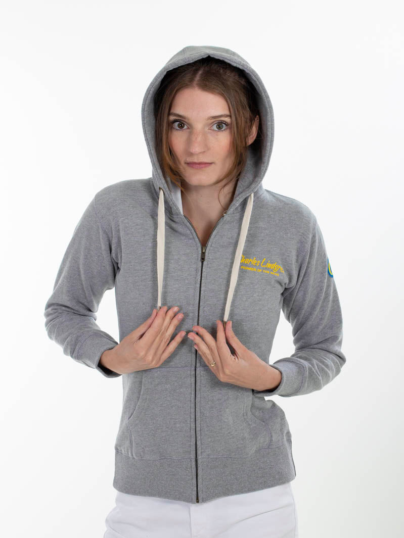 "Nautila" Sweatjacke, heather grey, Damen