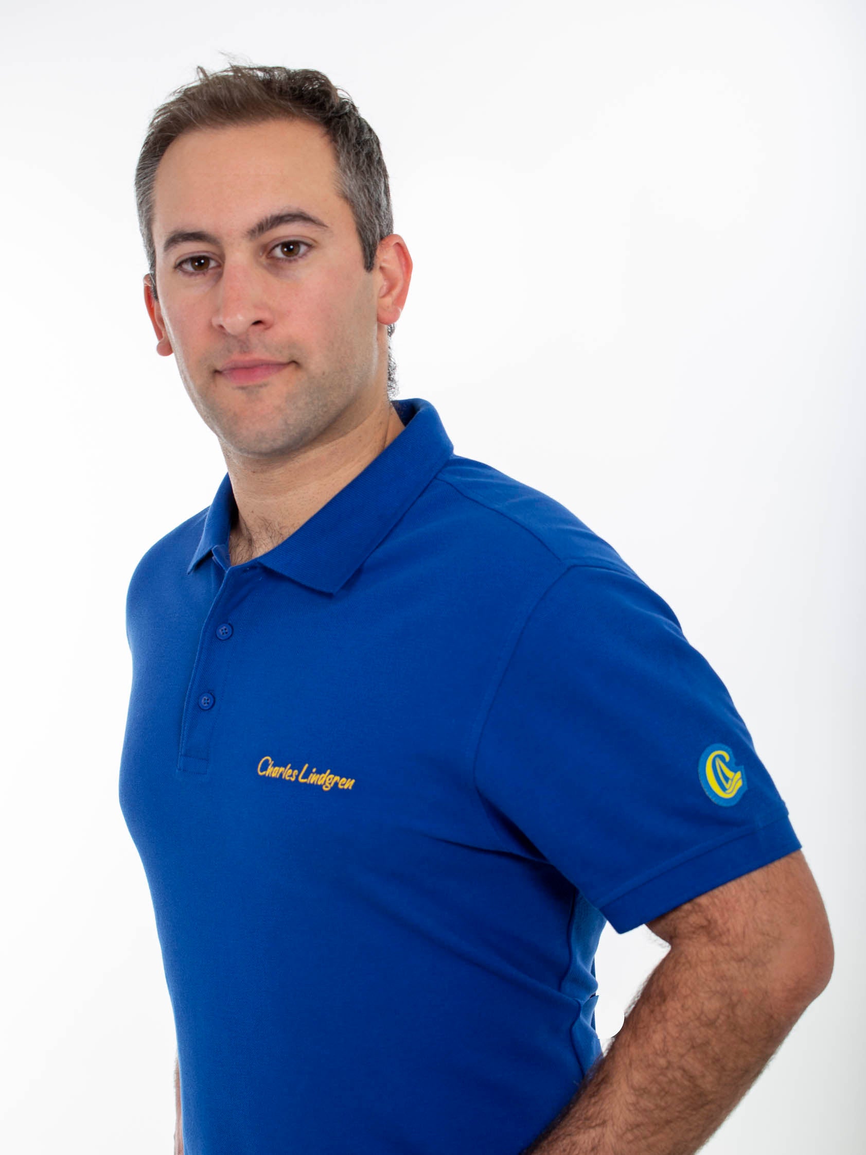 "Oceanus" Poloshirt, royal blue, Herren