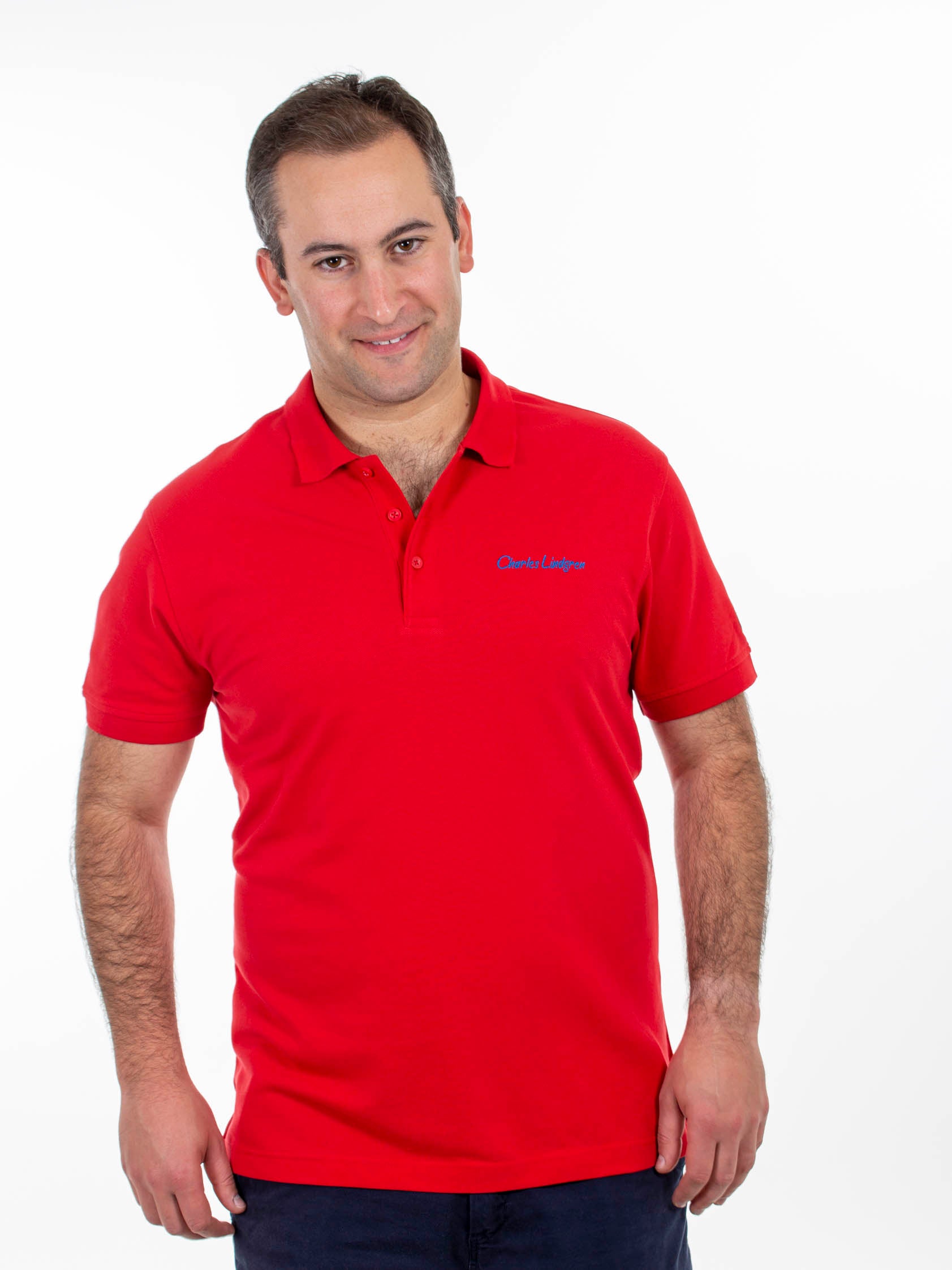 "Oceanus" Poloshirt, red, Herren