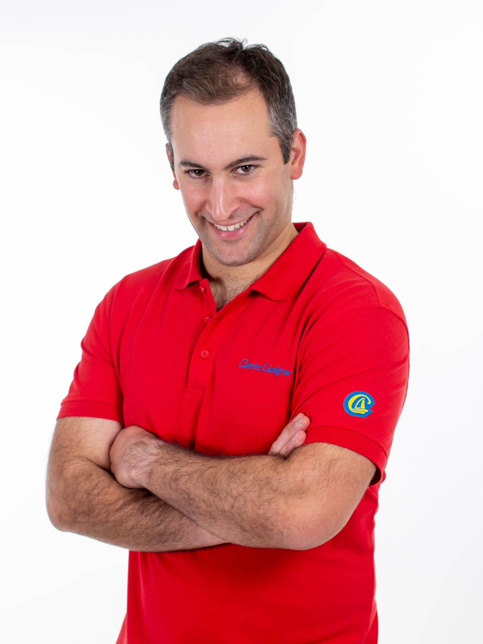 "Oceanus" Poloshirt, red, Herren