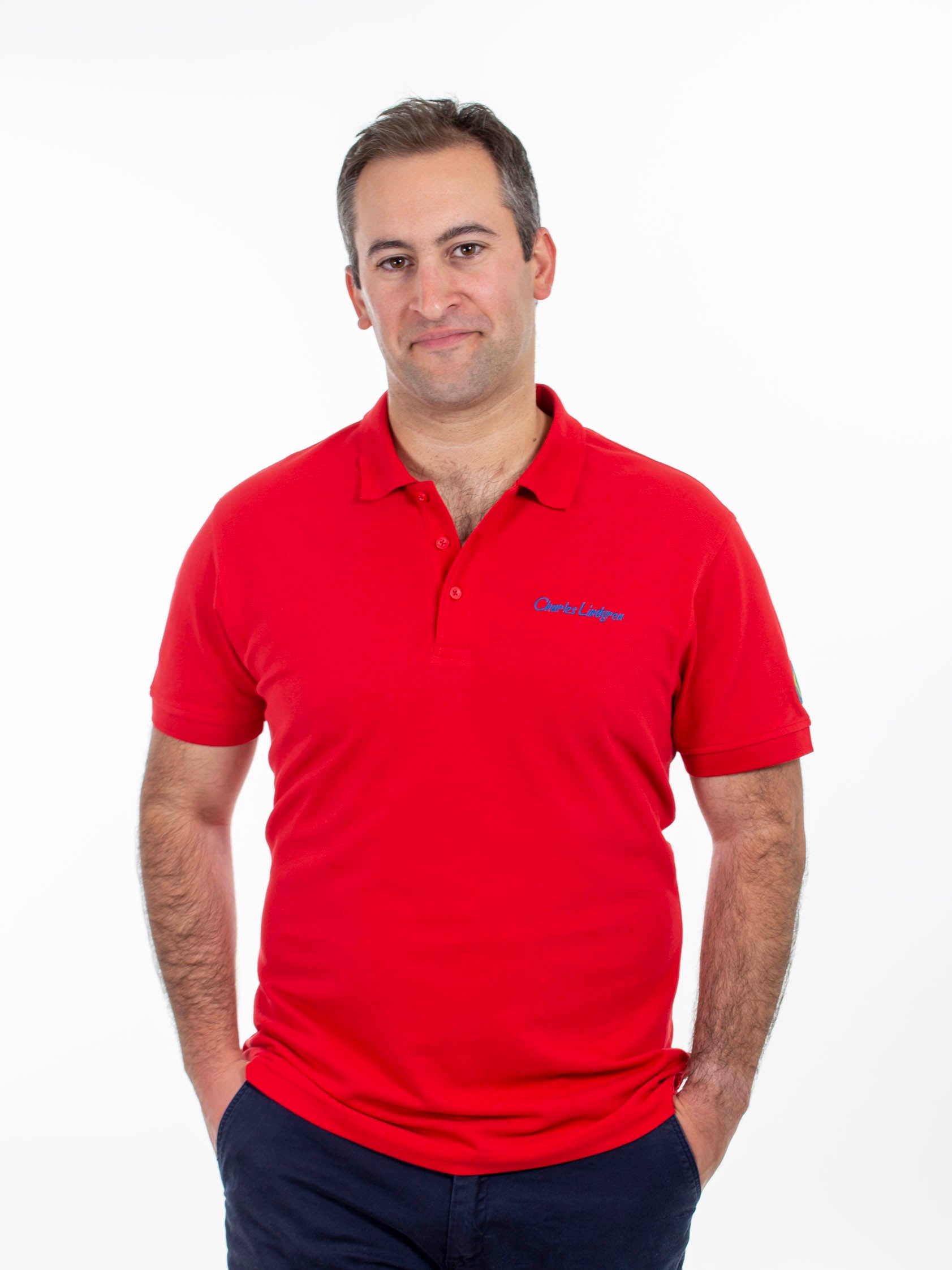 "Oceanus" Poloshirt, red, Herren