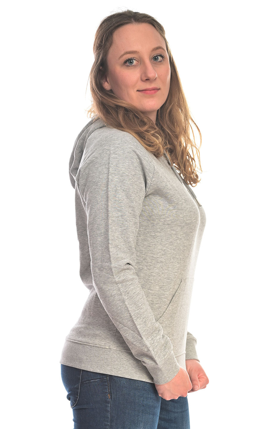 Olympic-Hoodie-Grau-Meliert-Woman-rechts