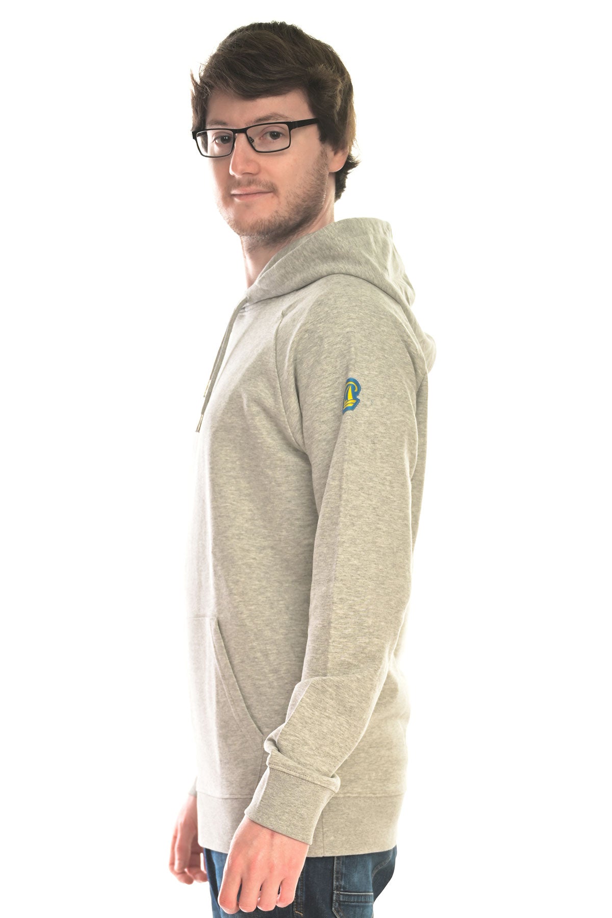 Charles Lindgren® – Hoodie „Olympic“ Meliertes Grau