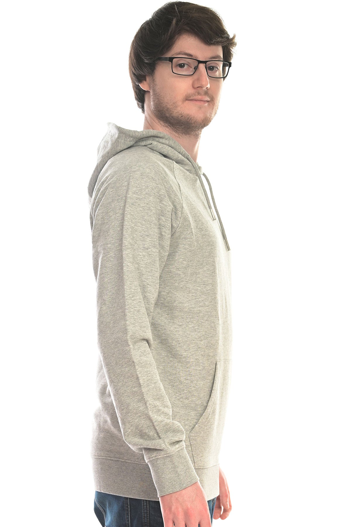 Charles Lindgren® – Hoodie „Olympic“ Meliertes Grau