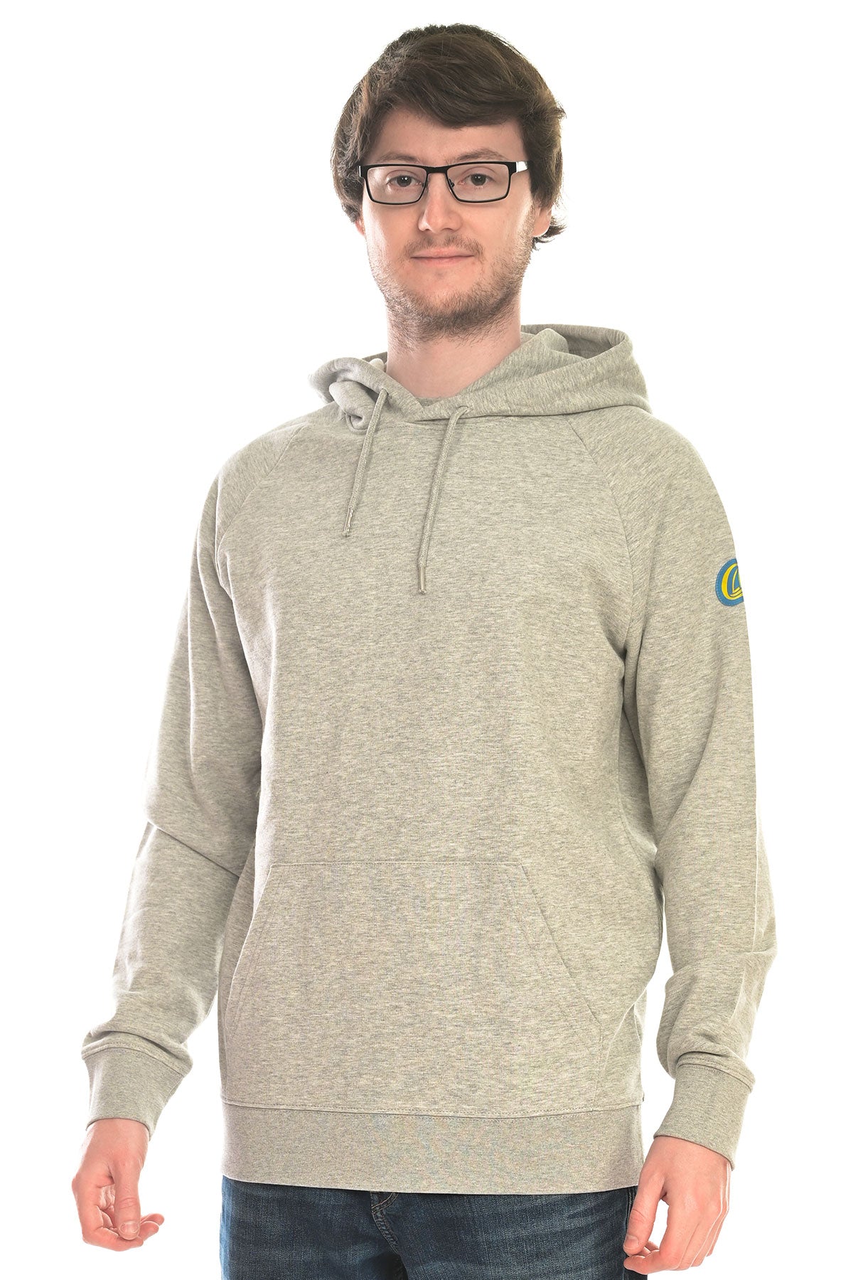 Charles Lindgren® – Hoodie „Olympic“ Meliertes Grau