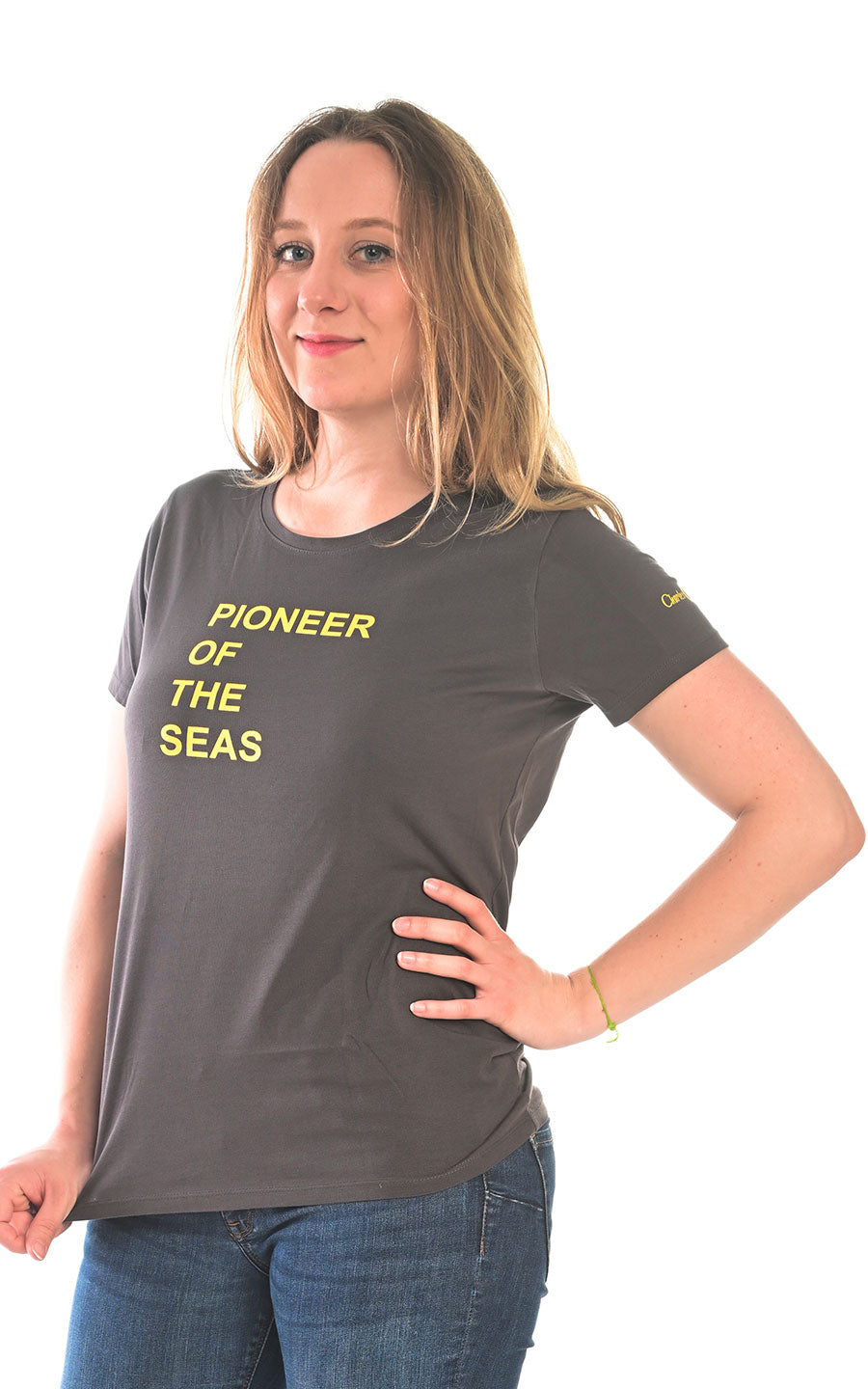 Charles Lindgren® – Damen T-Shirt „Pioneer of the Seas“ Dunkelgrau