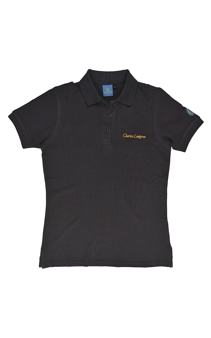 Charles Lindgren® – Damen Poloshirt Dunkelgrau
