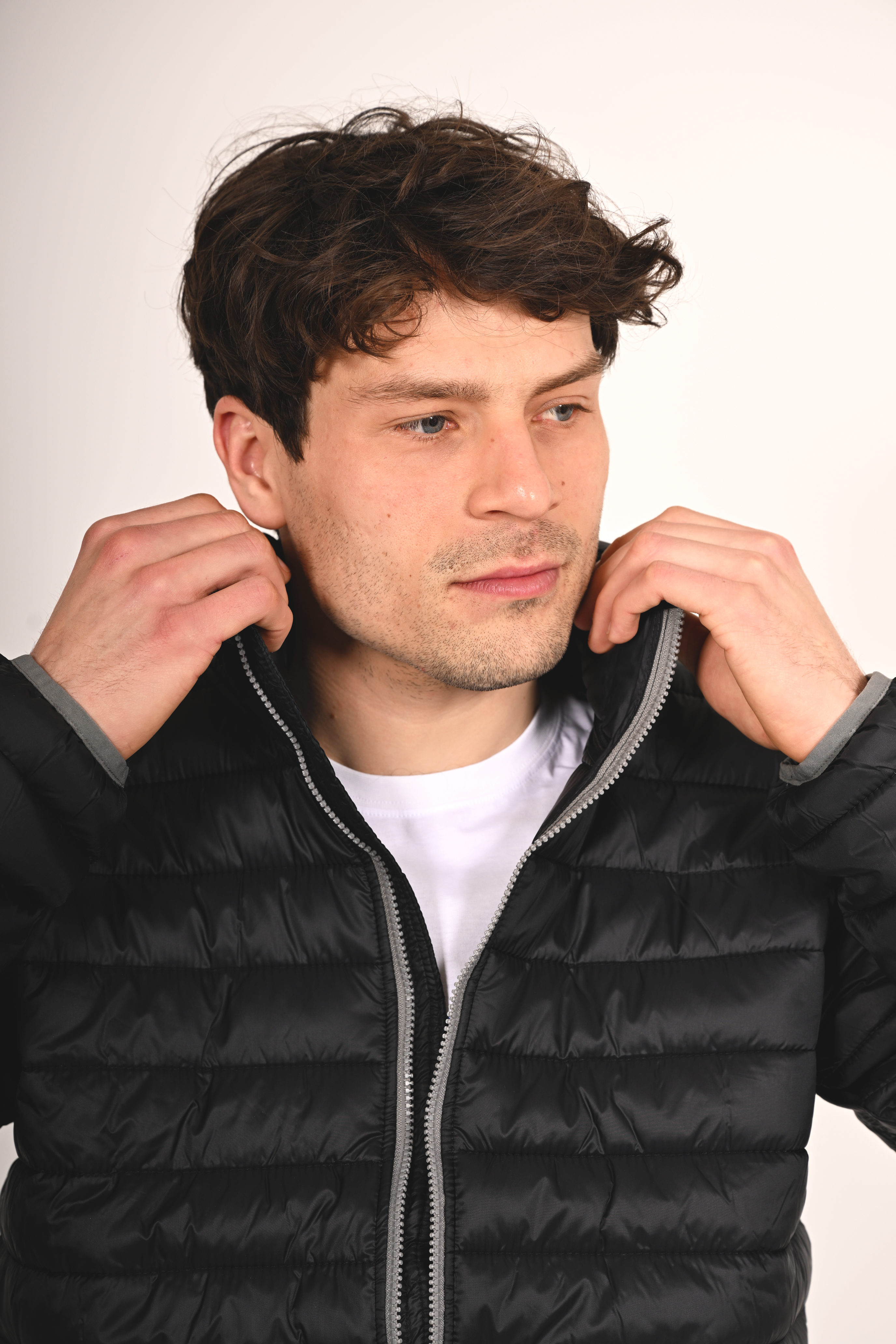 "Boreas" Steppjacke, black, Herren